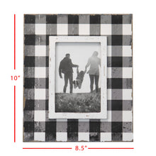 Load image into Gallery viewer, Plaid Photo Frame - Black
