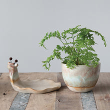 Load image into Gallery viewer, Stoneware Snail Planter
