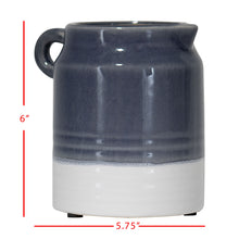 Load image into Gallery viewer, Lacey Vase Blue
