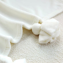 Load image into Gallery viewer, Cream Fleece Throw Blanket
