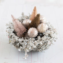 Load image into Gallery viewer, Faux Bird Nest with Glitter and Ice Finish
