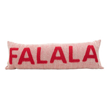 Load image into Gallery viewer, FA LA LA Woven Cotton Lumbar Pillow
